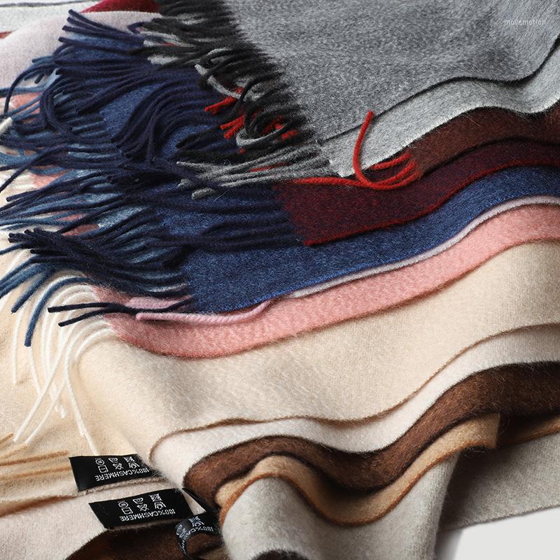 Scarves Inner Mongolia Pure Cashmere Double Sided Scarf Women Solid Color Autumn Winter Tassel Warm Water Ripple Wool Shawl
Scarves Inner Mongolia Pure Cashmere Double Sided Scarf Women Solid Color Autumn Winter Tassel Warm Water Ripple Wool Shawl