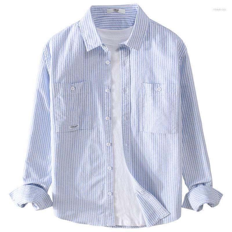 Men's Casual Shirts Men's Spring Autumn Men's Striped Men Long-sleeved Simple Shirt Coat Young Handsome Loose Fashion Street Tops, Gray
Men's Casual Shirts Men's Spring Autumn Men's Striped Men Long-sleeved Simple Shirt Coat Young Handsome Loose Fashion Street Tops, Gray