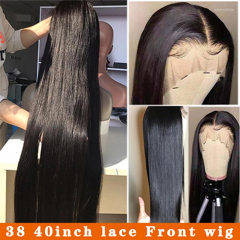 40inch Lace Front Wig Human Hair Straight Transparent 13X4 Frontal For Black Women Long 220% Density, Picture shown
40inch Lace Front Wig Human Hair Straight Transparent 13X4 Frontal For Black Women Long 220% Density, Picture shown