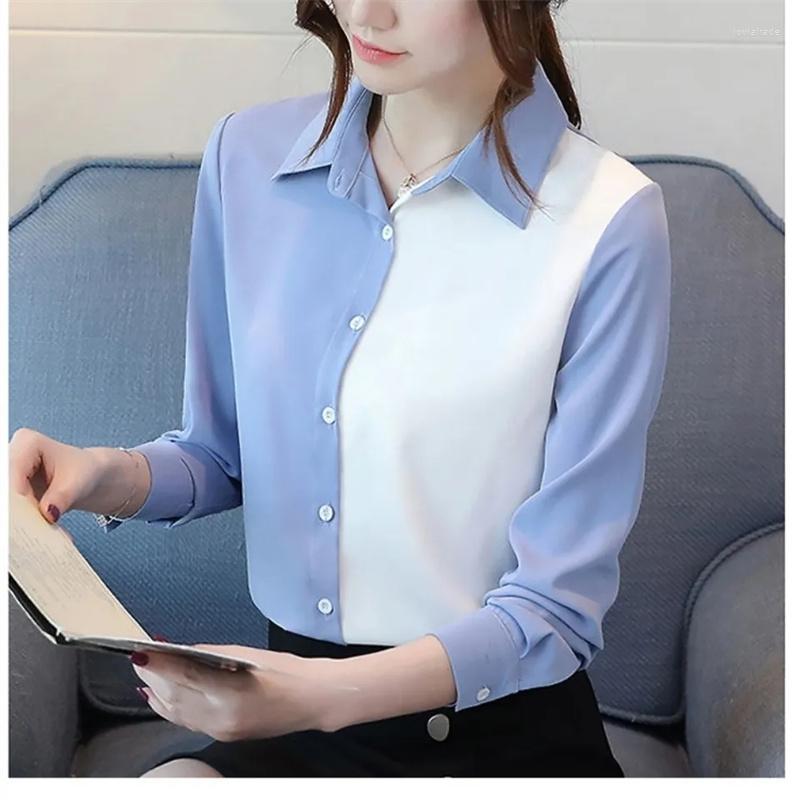 Women's Blouses 2022 Spring And Autumn Women's Korean Version Color Matching Long-sleeved Chiffon Shirt Lining Bottoming Loose All-match, White long sleeves
Women's Blouses 2022 Spring And Autumn Women's Korean Version Color Matching Long-sleeved Chiffon Shirt Lining Bottoming Loose All-match, White long sleeves