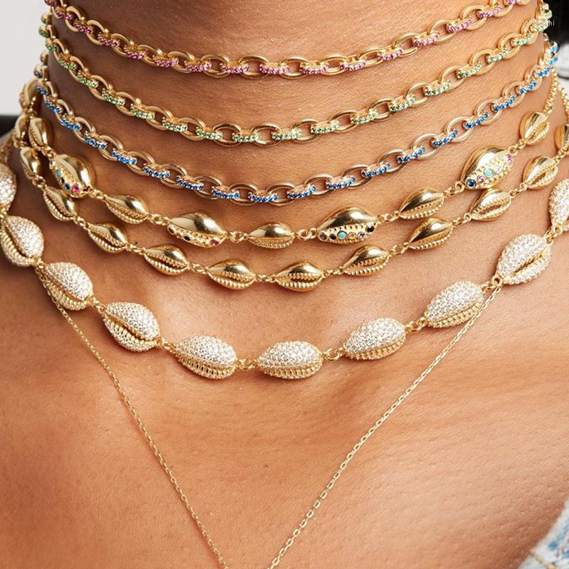 Choker 2022 Gold Color Sea Shell Charm 32 8cm Necklace For Women Female Fashion Multi Layerd Sexy Summer Beach Jewelry
Choker 2022 Gold Color Sea Shell Charm 32 8cm Necklace For Women Female Fashion Multi Layerd Sexy Summer Beach Jewelry