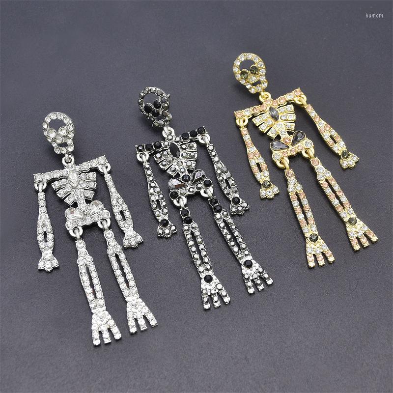 Dangle Earrings Crystal Skeleton Shiny Clear Rhinestone Decor Limbs Skull Stud Charms Pendant Women Halloween Gift
Dangle Earrings Crystal Skeleton Shiny Clear Rhinestone Decor Limbs Skull Stud Charms Pendant Women Halloween Gift