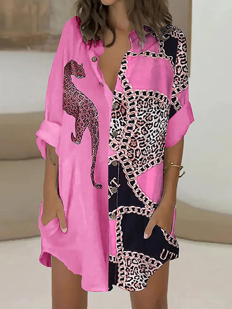 Women' Blouses Women Fashion Printed Single-Breasted Long Sleeve Loose Shirt For Spring 2022 Splice Pockets Ladies Casual Shirts Top, St9747-5
Women' Blouses Women Fashion Printed Single-Breasted Long Sleeve Loose Shirt For Spring 2022 Splice Pockets Ladies Casual Shirts Top, St9747-5
