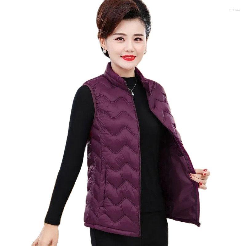 Women's Vests Middle-Aged Elderly Women's Cotton Vest 2022 Autumn Winter Short Waistcoat Jacket Light Thin Down Coat Parkas Female, Rose red
Women's Vests Middle-Aged Elderly Women's Cotton Vest 2022 Autumn Winter Short Waistcoat Jacket Light Thin Down Coat Parkas Female, Rose red
