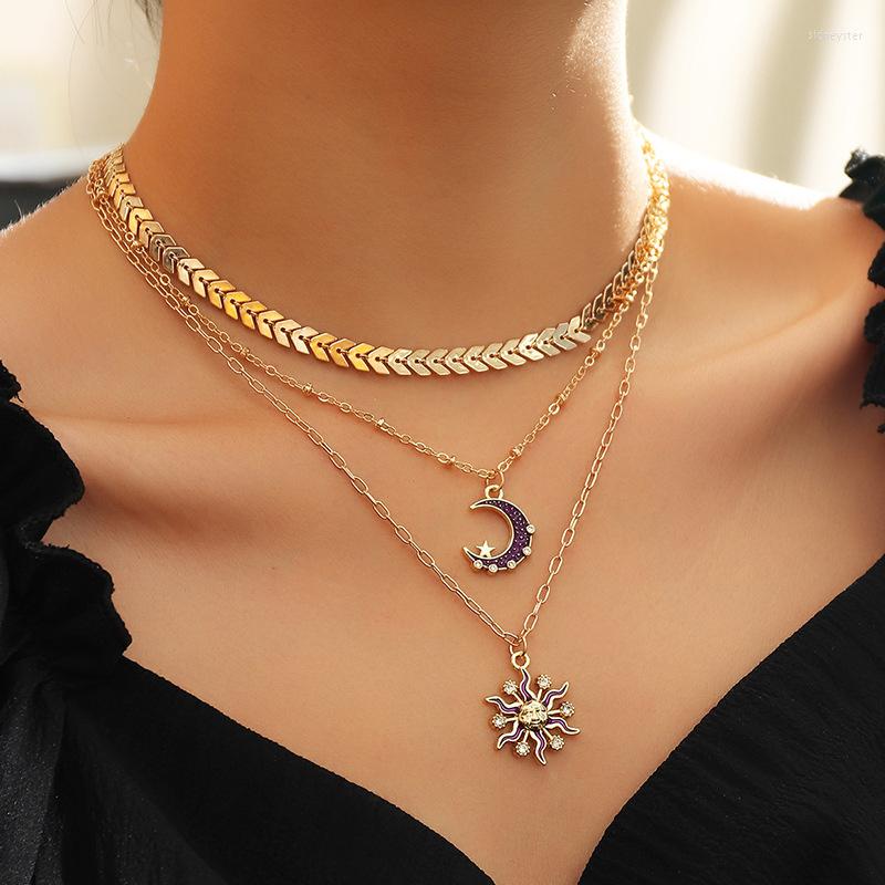 Choker Vintage Sun And Moon Charm Celestial Dainty Necklaces For Women Boho Jewelry Boemian Layered Chain Couple Necklace Collier Femme
Choker Vintage Sun And Moon Charm Celestial Dainty Necklaces For Women Boho Jewelry Boemian Layered Chain Couple Necklace Collier Femme