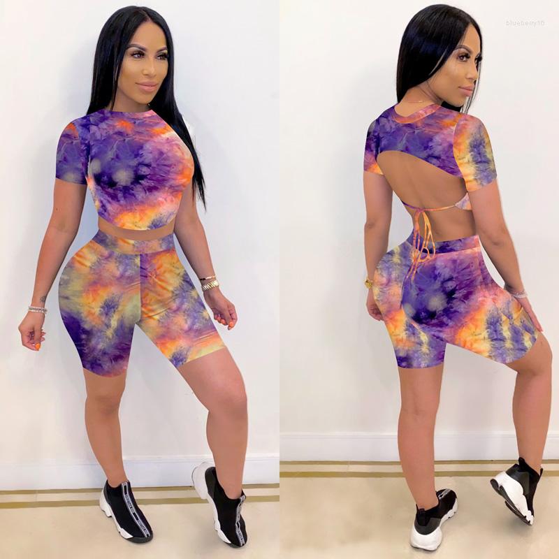Women' Tracksuits Women Casual Sweat Suits Tie Dye Backless Crop Top Two Piece Set Clothes T Shirts Skinny Shorts Lounge Outfits, Green
Women' Tracksuits Women Casual Sweat Suits Tie Dye Backless Crop Top Two Piece Set Clothes T Shirts Skinny Shorts Lounge Outfits, Green