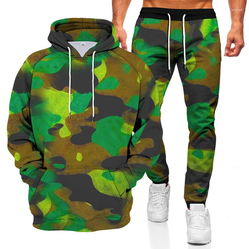 Men' Tracksuits 2023 Autumn Winter Camouflage Digital Print Hooded Sweater Set Graffiti Color Series Couple Leisure Sports Tracksuit Men
Men' Tracksuits 2023 Autumn Winter Camouflage Digital Print Hooded Sweater Set Graffiti Color Series Couple Leisure Sports Tracksuit Men