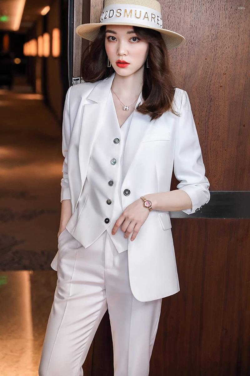 Women' Two Piece Pants 2022 WSMDA Young Girl Style Pure White Female Suits Suitable For Spring And Summer Business Work Women, Black 
Women' Two Piece Pants 2022 WSMDA Young Girl Style Pure White Female Suits Suitable For Spring And Summer Business Work Women, Black