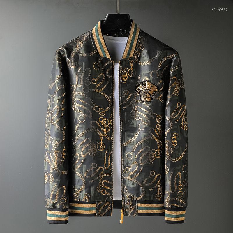 Men's Tracksuits Embroidery Sequins Heavy Industry Jacket Men's Youth Slim Fashion Korean Version Handsome Coat Clothing, 6012 golden grey
Men's Tracksuits Embroidery Sequins Heavy Industry Jacket Men's Youth Slim Fashion Korean Version Handsome Coat Clothing, 6012 golden grey