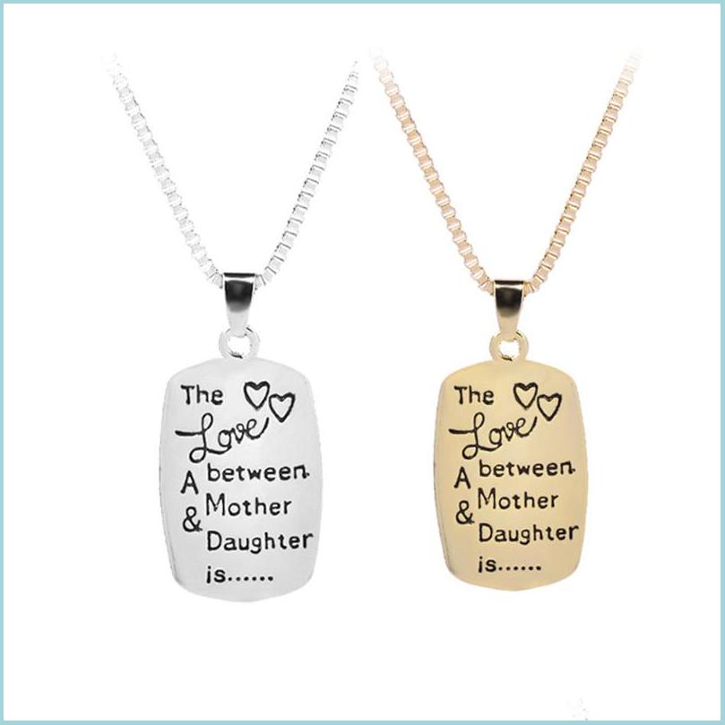 Pendant Necklaces The Love Between A Mother And Daughter Is Complicated Noisy Tender Necklaces Dog Tag Letter Necklace Jewelry Gift Dh6Oi
Pendant Necklaces The Love Between A Mother And Daughter Is Complicated Noisy Tender Necklaces Dog Tag Letter Necklace Jewelry Gift Dh6Oi