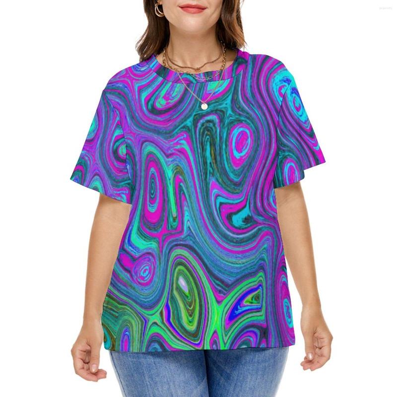 Shirt Marbled Retro 70S T Abstract Art Print Elegant Shirts Short Sleeve Trendy Tops Women Simple Tees Plus Size 4XL 5XL, Style-21
Shirt Marbled Retro 70S T Abstract Art Print Elegant Shirts Short Sleeve Trendy Tops Women Simple Tees Plus Size 4XL 5XL, Style-21