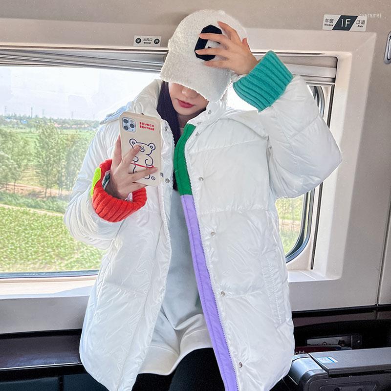 Women' Trench Coats Cotton Padded Coat Women Loose Parkas Warm Thicken White Fluffy Overcoat 2022 Snow Wear Jacket Korean Solid Outwear, Gray
Women' Trench Coats Cotton Padded Coat Women Loose Parkas Warm Thicken White Fluffy Overcoat 2022 Snow Wear Jacket Korean Solid Outwear, Gray