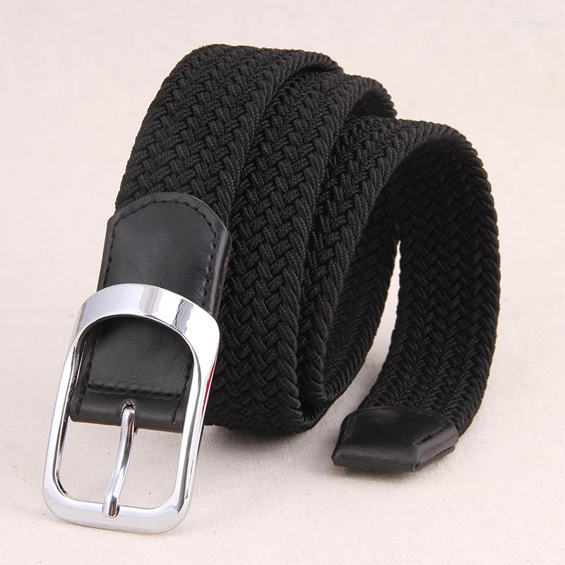 Belts Belt Men's Pin Buckle Woven Canvas Stretch All-match Trendy Young Students Casual Women's Pants, Black
Belts Belt Men's Pin Buckle Woven Canvas Stretch All-match Trendy Young Students Casual Women's Pants, Black