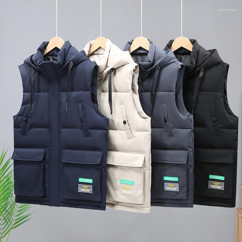 Men's Vests Plus Size 5XL- Vest Solid Casual Autumn Hooded Sleeveless Jackets Fashion Male Waistcoat Winter Work Clothes Men, Black
Men's Vests Plus Size 5XL- Vest Solid Casual Autumn Hooded Sleeveless Jackets Fashion Male Waistcoat Winter Work Clothes Men, Black