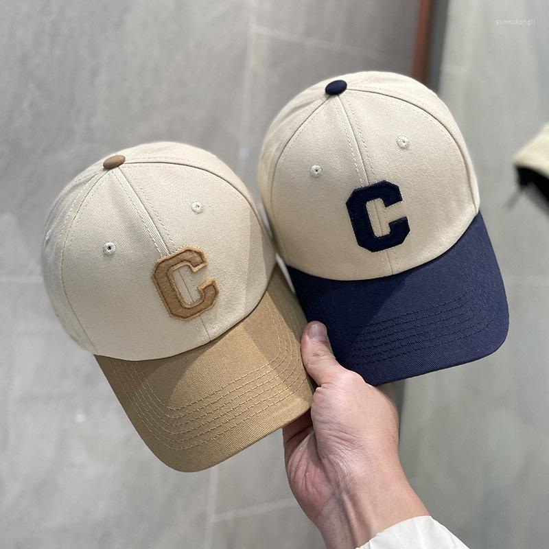 Ball Caps Unisex Baseball Cap Snapback Korean Of C Letter Soft Top Hat Female Fashion Street Shooting Peaked Visor
Ball Caps Unisex Baseball Cap Snapback Korean Of C Letter Soft Top Hat Female Fashion Street Shooting Peaked Visor