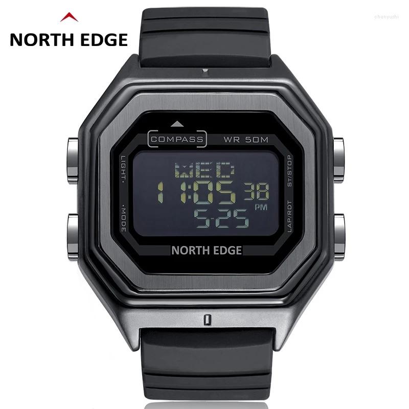 Wristwatches NORTH EDGE Men's Digital Military Sport Watches 50m Waterproof Outdoor Metal Watch Compass World Time Stopwatch Countdown, Alpha black
Wristwatches NORTH EDGE Men's Digital Military Sport Watches 50m Waterproof Outdoor Metal Watch Compass World Time Stopwatch Countdown, Alpha black