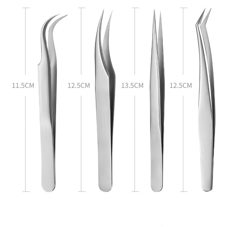 Wholesale Stainless Steel Eyelash Curler 4pcs Makeup Tools Set Lashes Extension Gold Colorful Anti Static Eyelash Grafting Tweezer
Wholesale Stainless Steel Eyelash Curler 4pcs Makeup Tools Set Lashes Extension Gold Colorful Anti Static Eyelash Grafting Tweezer