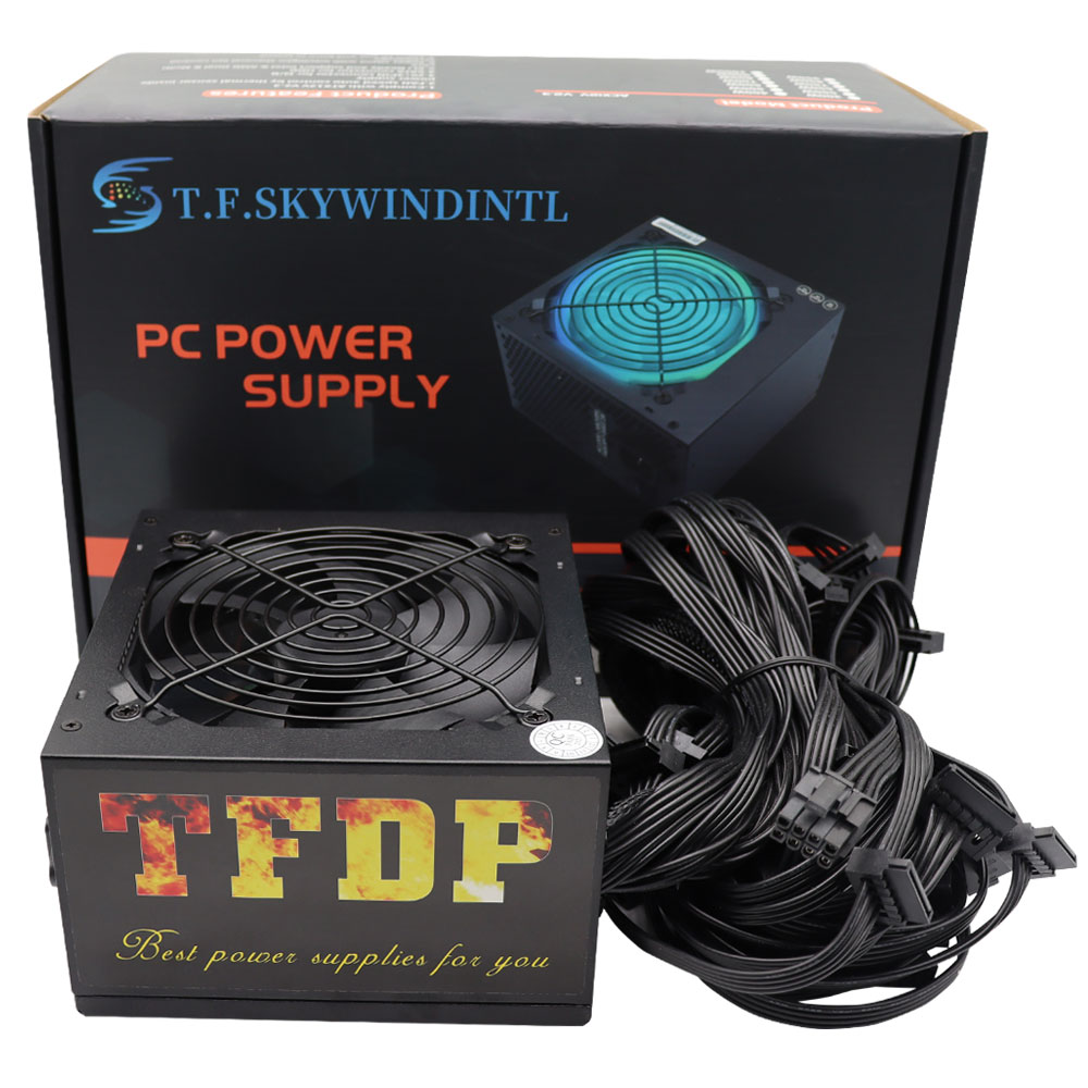 800W ATX Power Supply Desktop Computer PSU Gold Mining Chia Rated 800W Competitive Game
800W ATX Power Supply Desktop Computer PSU Gold Mining Chia Rated 800W Competitive Game