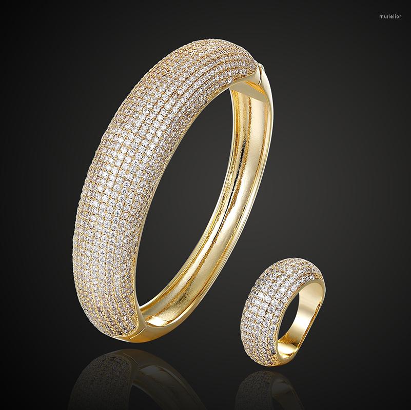 Necklace Earrings Set Lanruisha Luxury Jewelry Full Zircon Bangles With Ring & Bracelet For Women Pulseira Feminina, Picture shown
Necklace Earrings Set Lanruisha Luxury Jewelry Full Zircon Bangles With Ring & Bracelet For Women Pulseira Feminina, Picture shown