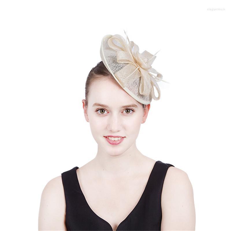 Headpieces Selling British Style Handmade Flax Hats White Flower Bow-knot Feather Bride Wedding Headwear Hair Accessories
Headpieces Selling British Style Handmade Flax Hats White Flower Bow-knot Feather Bride Wedding Headwear Hair Accessories