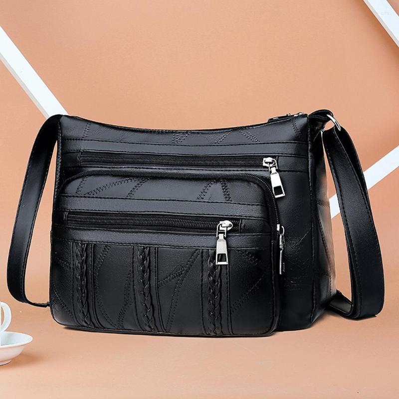 Evening Bags Fashion PU Leather Messenger Bag Women Solid Color Purse Multi Pocket Vintage Female Braided Shoulder Handbag 2022, Picture shown
Evening Bags Fashion PU Leather Messenger Bag Women Solid Color Purse Multi Pocket Vintage Female Braided Shoulder Handbag 2022, Picture shown