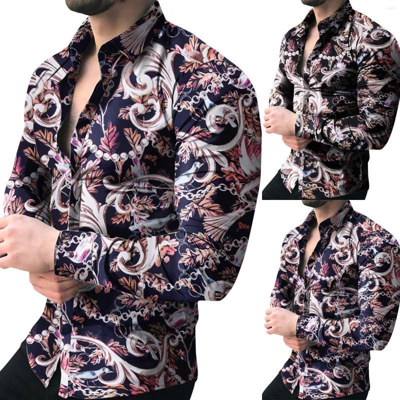 Men's Casual Shirts Men'S Autumn And Winter Bird Print Shirt Long-Sleeved Button Lapel Dry Blend, Navy
Men's Casual Shirts Men'S Autumn And Winter Bird Print Shirt Long-Sleeved Button Lapel Dry Blend, Navy
