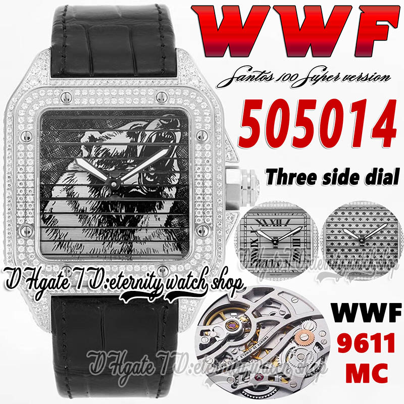 WWF wwf505014 A9611MC Automatic Mens Watch Steel Diamond Case Bear Design Three In One Flip Dial Roman Markers Leather strap 2022 Super Edition eternity Watches, Watch waterproof production cost
WWF wwf505014 A9611MC Automatic Mens Watch Steel Diamond Case Bear Design Three In One Flip Dial Roman Markers Leather strap 2022 Super Edition eternity Watches, Watch waterproof production cost