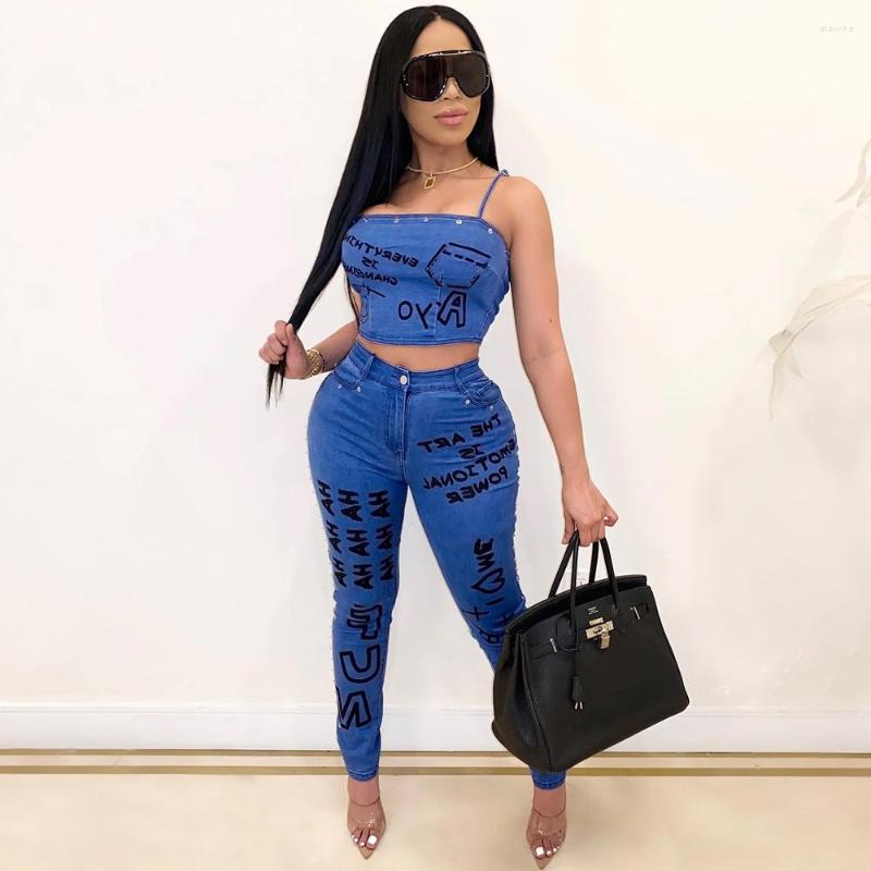 Women' Tracksuits Two Piece Set Women Sexy Matching Night Club Suit Crop Top 2 Cute Outfits Birthday Festival Clothing Clubwear Summer, Blue
Women' Tracksuits Two Piece Set Women Sexy Matching Night Club Suit Crop Top 2 Cute Outfits Birthday Festival Clothing Clubwear Summer, Blue