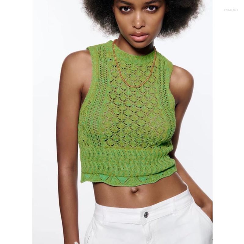 Women' Tanks Women Knitted Tank Top Summer Fashion Crop Female Sleeveless Short Shirt Ladies Clothes Casual Vest Skinny Clubwear, Green
Women' Tanks Women Knitted Tank Top Summer Fashion Crop Female Sleeveless Short Shirt Ladies Clothes Casual Vest Skinny Clubwear, Green