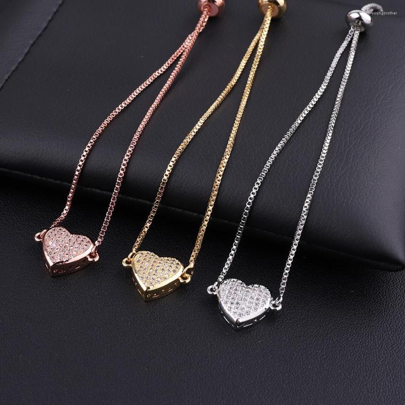 Strand Jaravvi High Quality CZ Micro Pave Heart Infinity Butterfly Charm Adjustable Chains Bracelet Women Jewelry Gift
Strand Jaravvi High Quality CZ Micro Pave Heart Infinity Butterfly Charm Adjustable Chains Bracelet Women Jewelry Gift