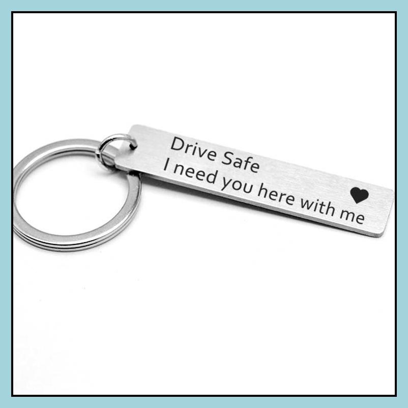 Keychains Lanyards Letter Stainless Steel Women Men Keychains Couple Lover Key Chains Ring Promotion Celebration Gift Drive Safe I Dh6Cu
Keychains Lanyards Letter Stainless Steel Women Men Keychains Couple Lover Key Chains Ring Promotion Celebration Gift Drive Safe I Dh6Cu