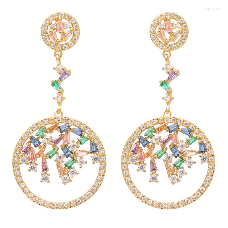 Stud Earrings Bettyue Fashion Round Gold Earring Party Charming Dress-Up For Women&Girls Dazzling Jewelry With Colorful Zirconia Fancy
Stud Earrings Bettyue Fashion Round Gold Earring Party Charming Dress-Up For Women&Girls Dazzling Jewelry With Colorful Zirconia Fancy