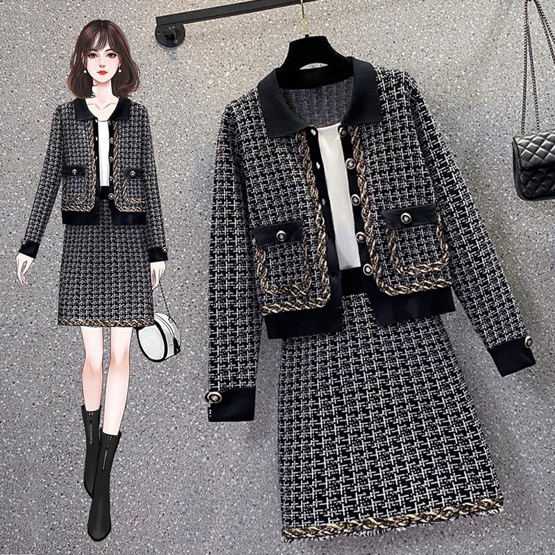 Work Dresses 2022 Autumn Winter Houndstooth Jacket Skirt Women Two-Piece Suit Fashion Loose High Waist Leisure Female Fried Street, Black
Work Dresses 2022 Autumn Winter Houndstooth Jacket Skirt Women Two-Piece Suit Fashion Loose High Waist Leisure Female Fried Street, Black