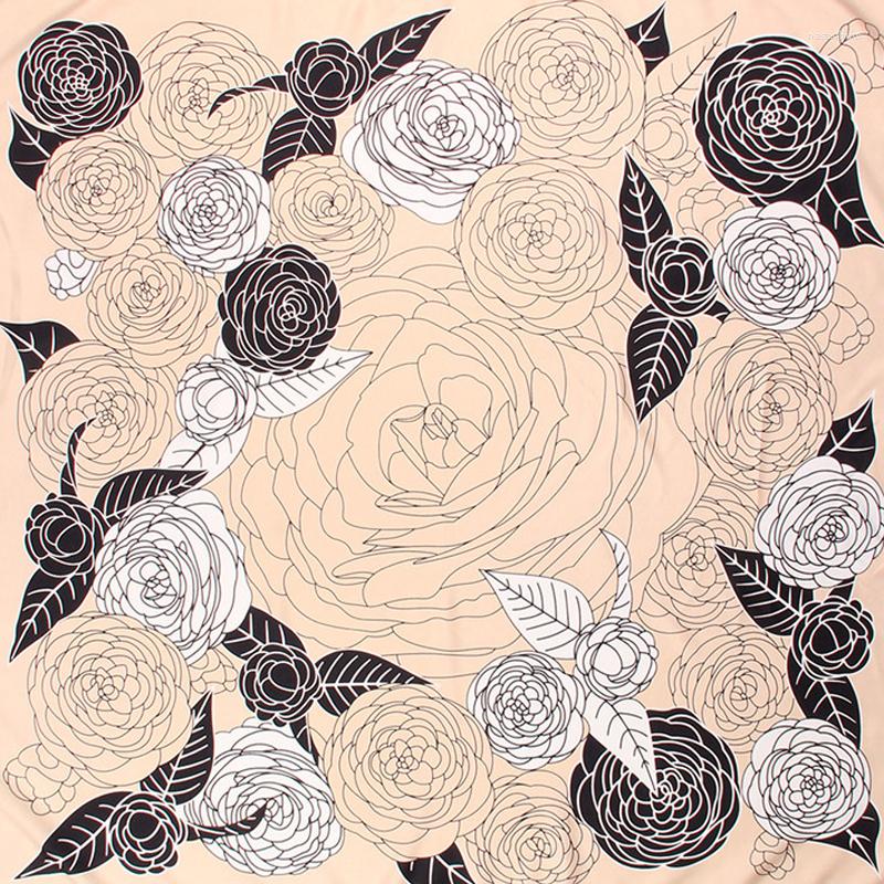 Scarves Luxury Rolled Twill Silk Scarf Women Camellia Print Square Hem Echarpes Foulards Femme Wrap Hijab 90CM Flower Bandana
Scarves Luxury Rolled Twill Silk Scarf Women Camellia Print Square Hem Echarpes Foulards Femme Wrap Hijab 90CM Flower Bandana