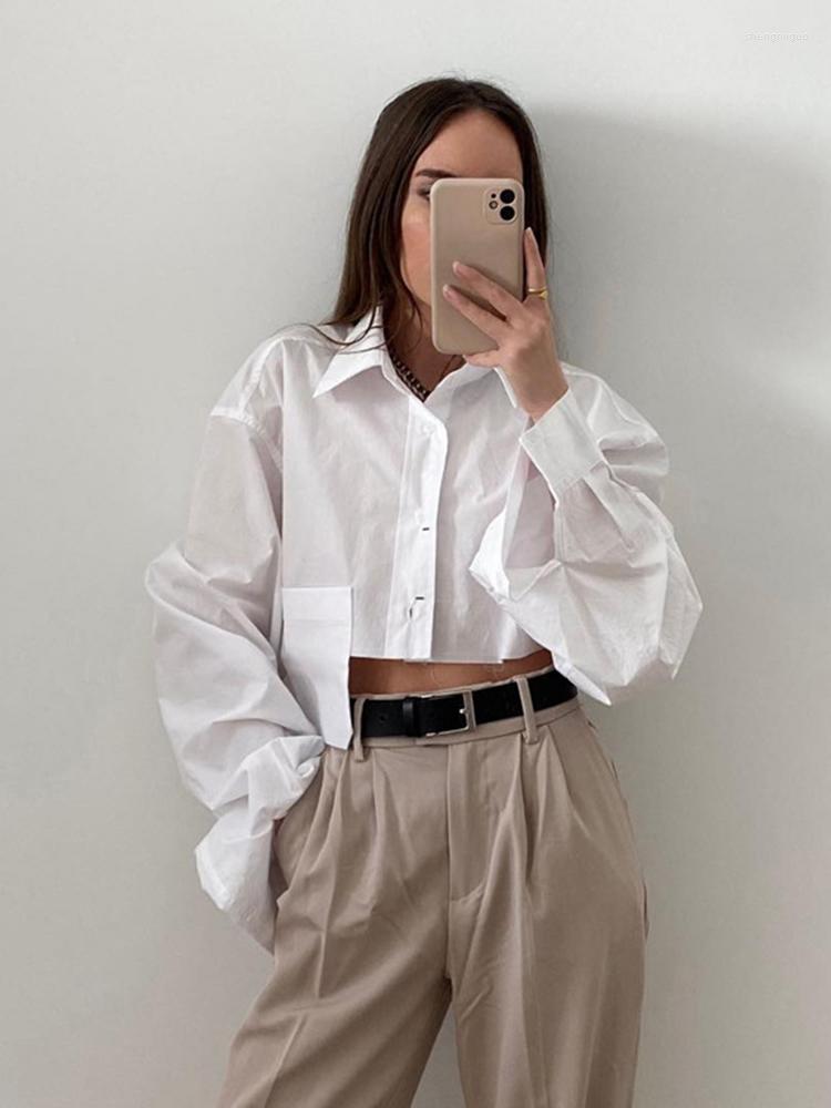 Women' Blouses KBAT Street Cropped White Shirts Women Autumn 2022 Lace Up Lapel Tops Pleated Fashion Ladies Double Pockets
Women' Blouses KBAT Street Cropped White Shirts Women Autumn 2022 Lace Up Lapel Tops Pleated Fashion Ladies Double Pockets
