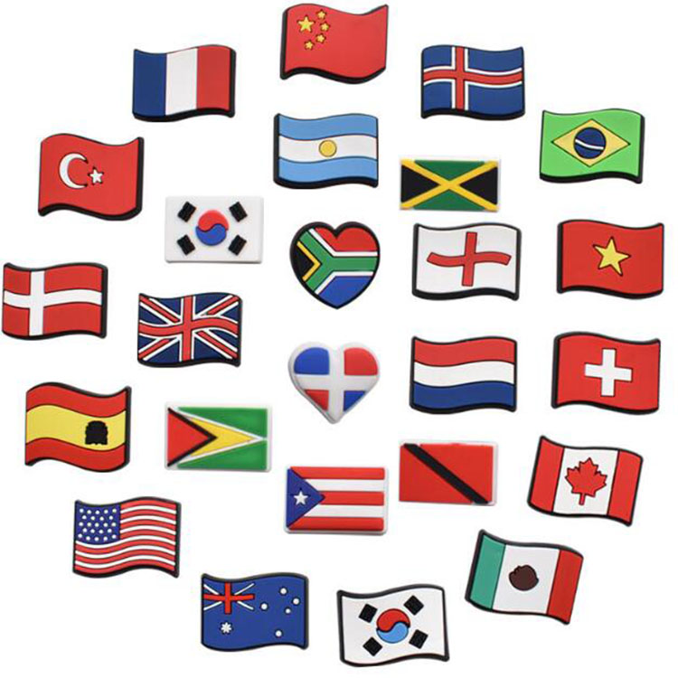 shoe accessories national flag croc clog charms garden shoe flower decoration buckle gift wholesale
shoe accessories national flag croc clog charms garden shoe flower decoration buckle gift wholesale