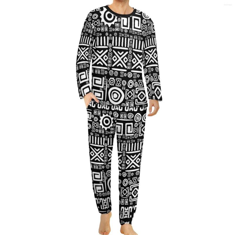 Men's Sleepwear Ethnic African Pajamas Spring Black And White Aesthetic Men 2 Piece Custom Long Sleeve Cute Big Size Pajama Sets, Style-8
Men's Sleepwear Ethnic African Pajamas Spring Black And White Aesthetic Men 2 Piece Custom Long Sleeve Cute Big Size Pajama Sets, Style-8