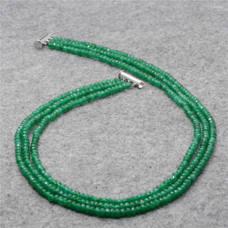 Pendants Fashion Style 3 Rows Natural Stone 2X4mm Green Aventurine Abacus Beads Necklace Accessories Woman Jewelry Making 17-19inch Y667
Pendants Fashion Style 3 Rows Natural Stone 2X4mm Green Aventurine Abacus Beads Necklace Accessories Woman Jewelry Making 17-19inch Y667