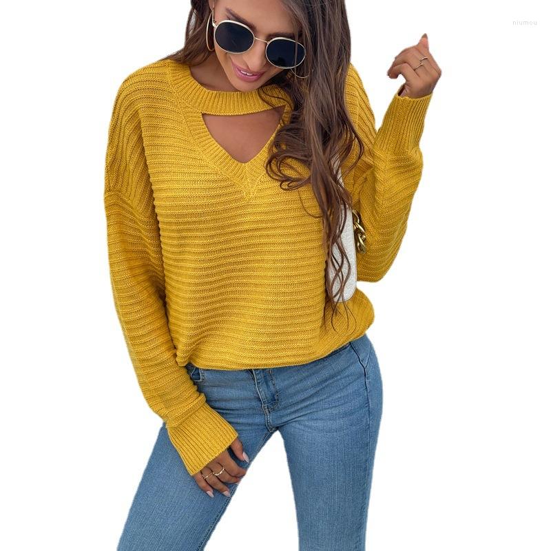 Women' Sweaters Women' Sweater Halter Pullover Solid Color Casual Slim Top 2022 Autumn And Winter Clothing Length Age
Women' Sweaters Women' Sweater Halter Pullover Solid Color Casual Slim Top 2022 Autumn And Winter Clothing Length Age