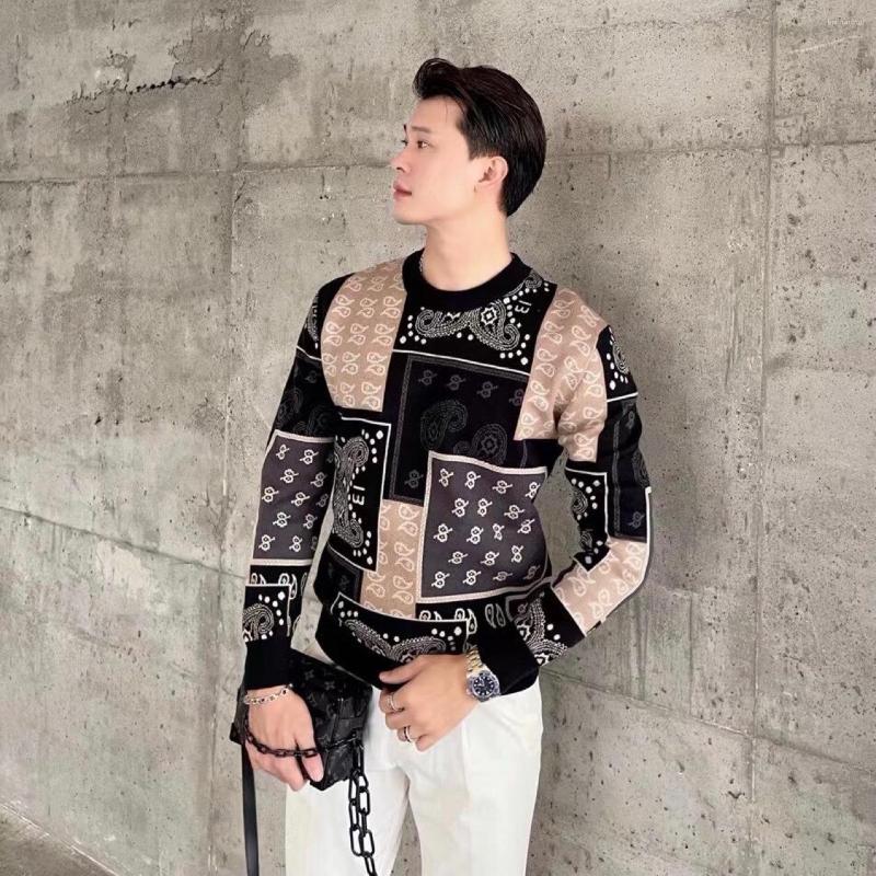 Men's Sweaters Han Chao Knitwear Design Restoring Ancient Ways Round Neck Men Fall 2022 Youth Warm Coat Of Cultivate One's Morality, Black
Men's Sweaters Han Chao Knitwear Design Restoring Ancient Ways Round Neck Men Fall 2022 Youth Warm Coat Of Cultivate One's Morality, Black