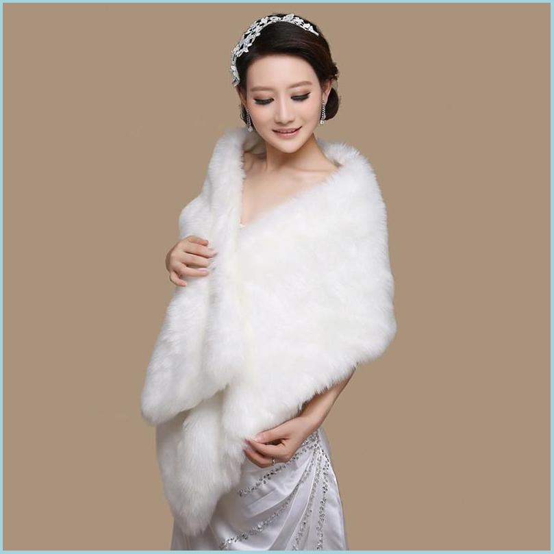 Wraps Jackets Elegant Wedding Wraps White Black Red Faux Fur Shrug Cape Stole Wrap Bridal Special Ocn Shawl Drop Delivery Party Ev Dhm0O, See picture show
Wraps Jackets Elegant Wedding Wraps White Black Red Faux Fur Shrug Cape Stole Wrap Bridal Special Ocn Shawl Drop Delivery Party Ev Dhm0O, See picture show