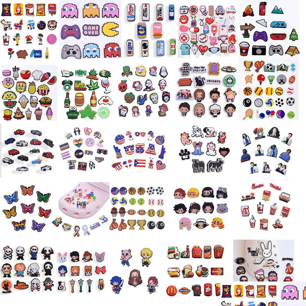 Shoe Parts Accessories Charms Shoe Pvc Cartoon Croc Decoration Buckle Accessories Clog Pins Charm Buttons Drop Delivery Shoes Dhl3W
Shoe Parts Accessories Charms Shoe Pvc Cartoon Croc Decoration Buckle Accessories Clog Pins Charm Buttons Drop Delivery Shoes Dhl3W