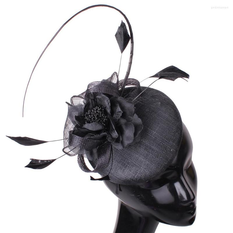 Headpieces Nice Quality Wedding Fascinator Hat Hair Clip Women Cocktail Party Bridal Flower Headpiece Ladies Formal Dress Chapeau Cap
Headpieces Nice Quality Wedding Fascinator Hat Hair Clip Women Cocktail Party Bridal Flower Headpiece Ladies Formal Dress Chapeau Cap