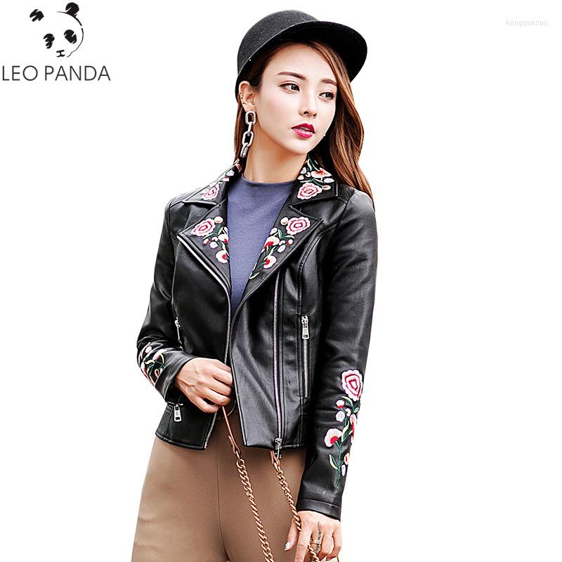 Women' Leather 2022 Spring Embroidered High Quality Short Jacket Slim PU Washed Fashion Lady Large Size, Black
Women' Leather 2022 Spring Embroidered High Quality Short Jacket Slim PU Washed Fashion Lady Large Size, Black