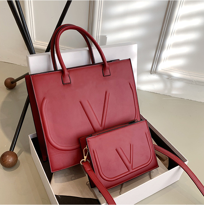 Solid Color Women Tote Bag Handbag Two-Piece Set Large-Capacity Shopping Shoulder Messenger Bags, Aspic
Solid Color Women Tote Bag Handbag Two-Piece Set Large-Capacity Shopping Shoulder Messenger Bags, Aspic