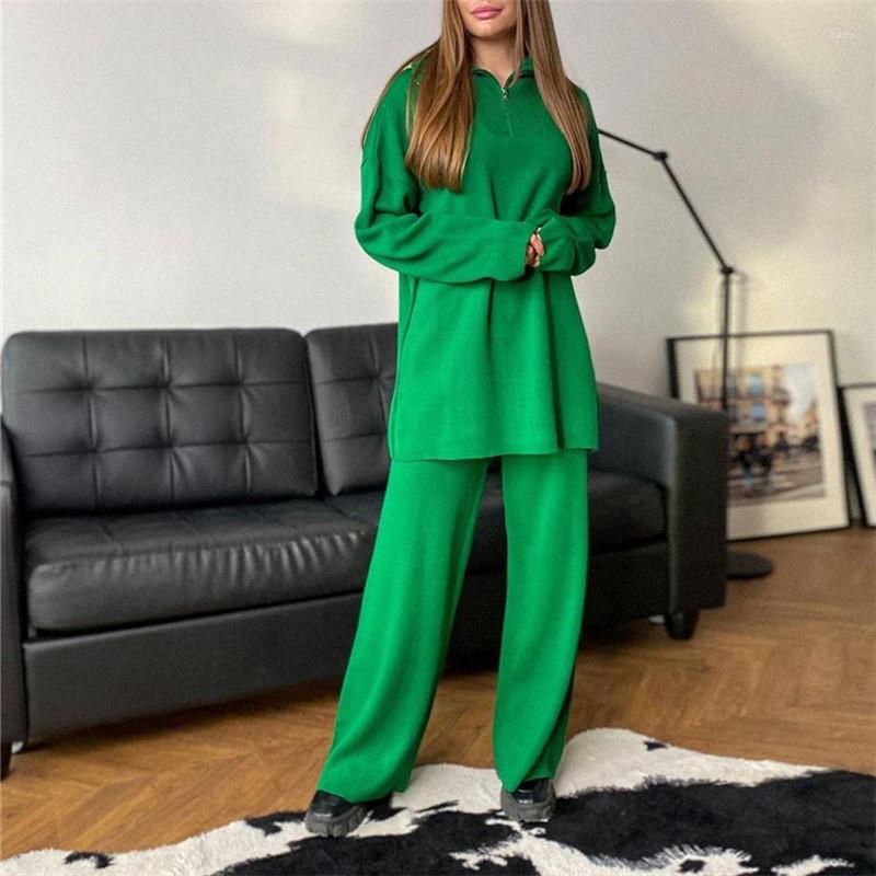 Women' Two Piece Pants Women Casual Knitting Suit 2022 Autumn And Winter Style Thickened Lapel Zipper Sweater Loose Two-Piece Set Daily, Blue coat
Women' Two Piece Pants Women Casual Knitting Suit 2022 Autumn And Winter Style Thickened Lapel Zipper Sweater Loose Two-Piece Set Daily, Blue coat