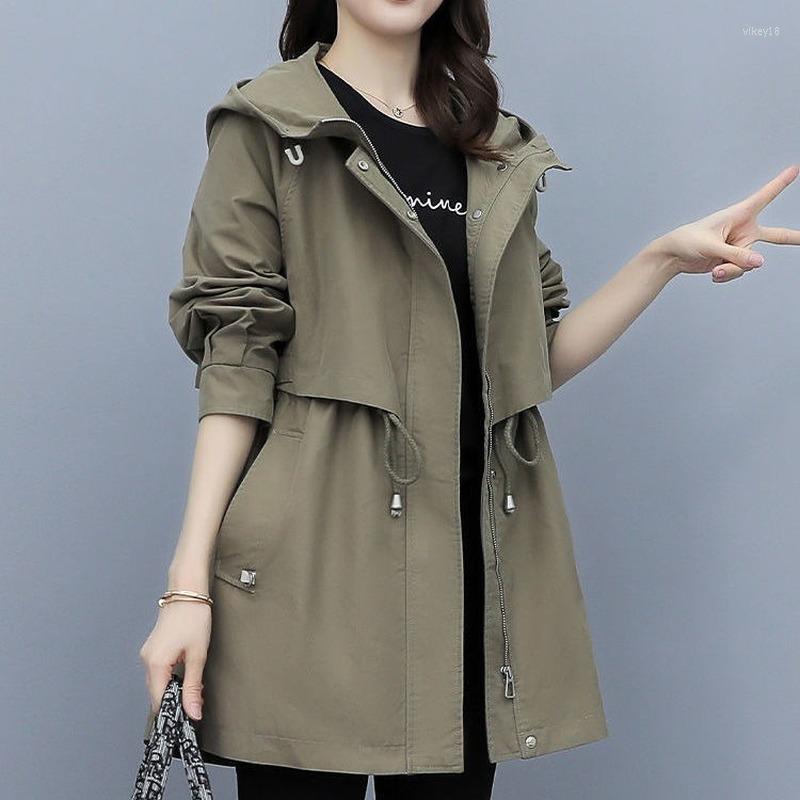 Women's Trench Coats 2022 Autumn Women's Coat Hooded Jacket Female Long Sleeve Zipper Pockets Casual Windbreaker Basic Jackets Outerwear, Blue
Women's Trench Coats 2022 Autumn Women's Coat Hooded Jacket Female Long Sleeve Zipper Pockets Casual Windbreaker Basic Jackets Outerwear, Blue