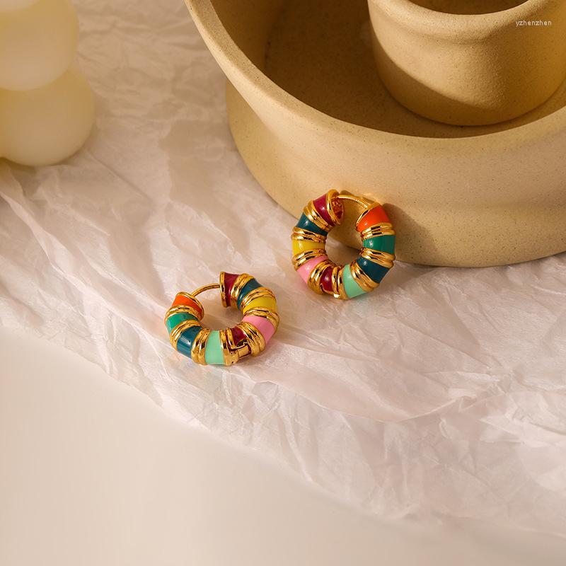 Stud Earrings European And American Ins Retro Color Niche Design Sense Fashion Personality Macarone
Stud Earrings European And American Ins Retro Color Niche Design Sense Fashion Personality Macarone