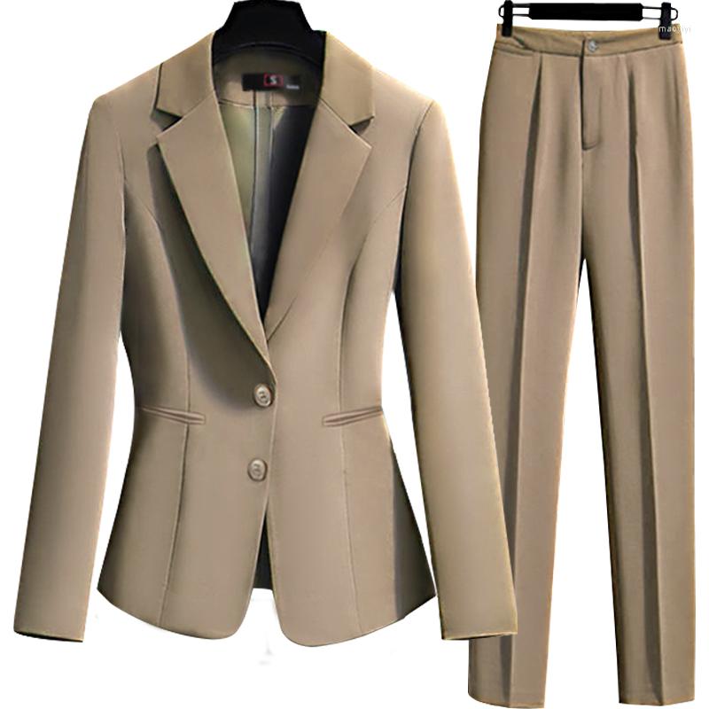 Women' Two Piece Pants Women Spring Elegant Blazer Pantsuit Casual Jacket Pencil 2 Set Female Fashion Korean Business Work Clothes L174, Kaqi pantsuits
Women' Two Piece Pants Women Spring Elegant Blazer Pantsuit Casual Jacket Pencil 2 Set Female Fashion Korean Business Work Clothes L174, Kaqi pantsuits