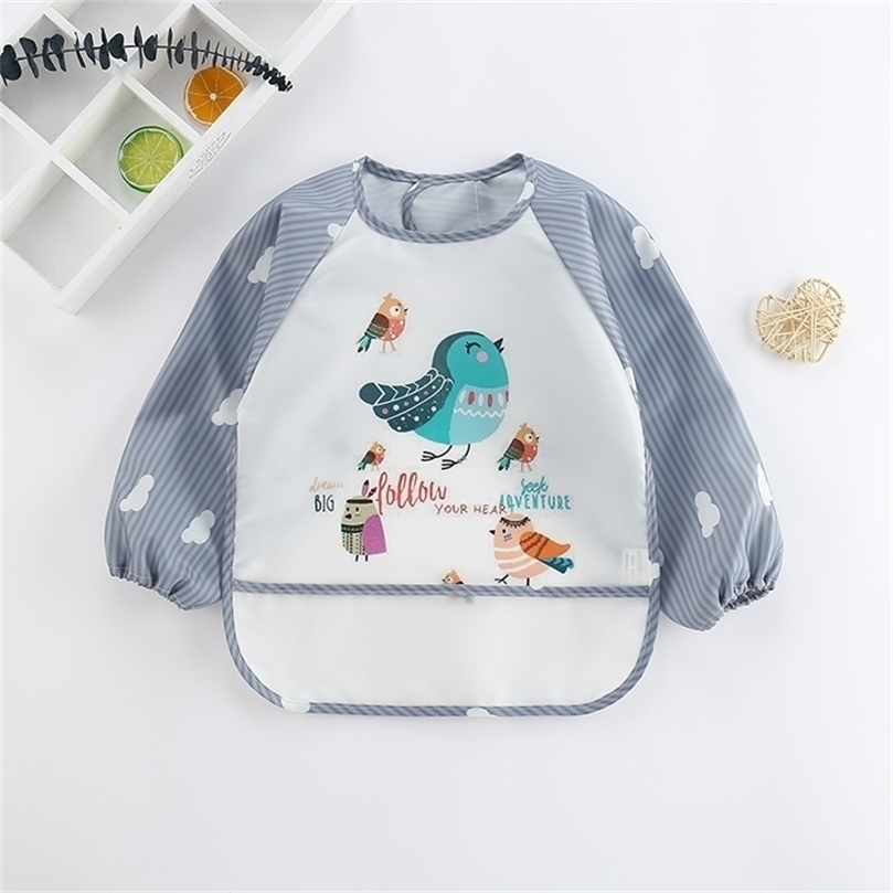 Bibs Burp Cloths Baby Waterproof Long Sleeve Antiwearing Cartoon Inverted Gown Feeding Bavoir Manches Longues 221107
Bibs Burp Cloths Baby Waterproof Long Sleeve Antiwearing Cartoon Inverted Gown Feeding Bavoir Manches Longues 221107